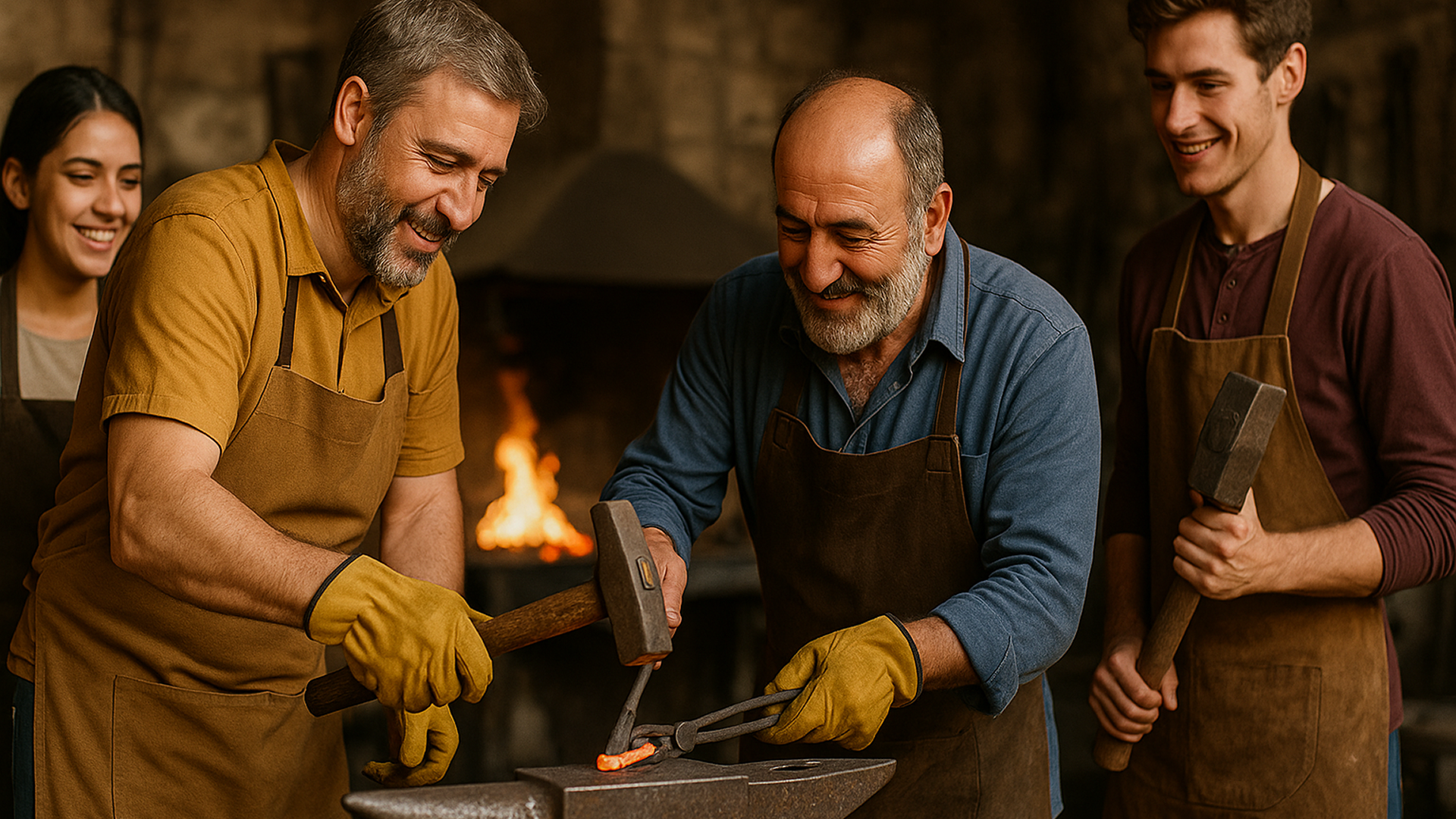 Gyumri Hands-On Team Iron Forging Workshop, Armenia