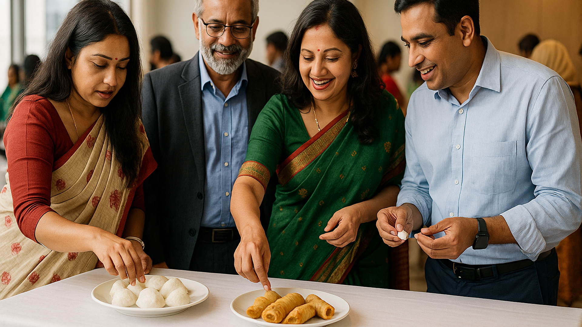 Winter Pitha Rice Cake Team Tasting Fair, Bangladesh