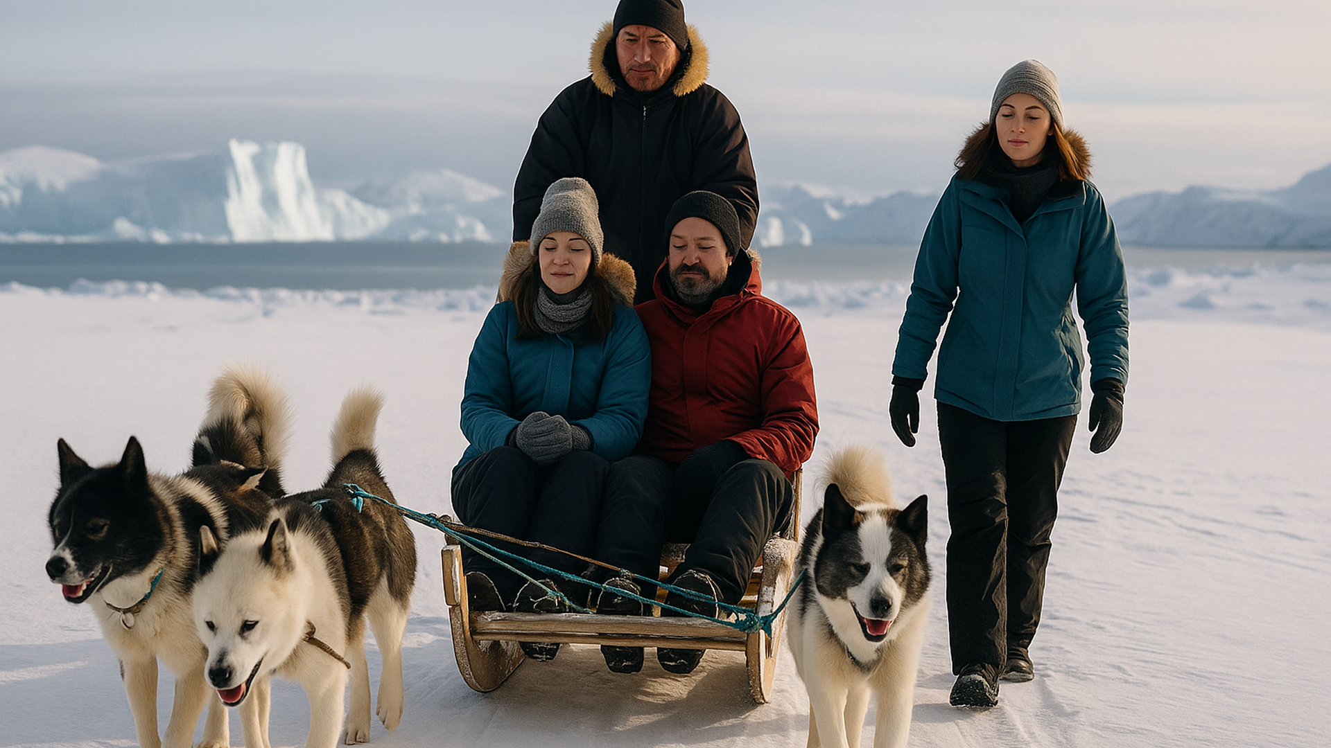 Dog Sled Silent Minute, Greenland