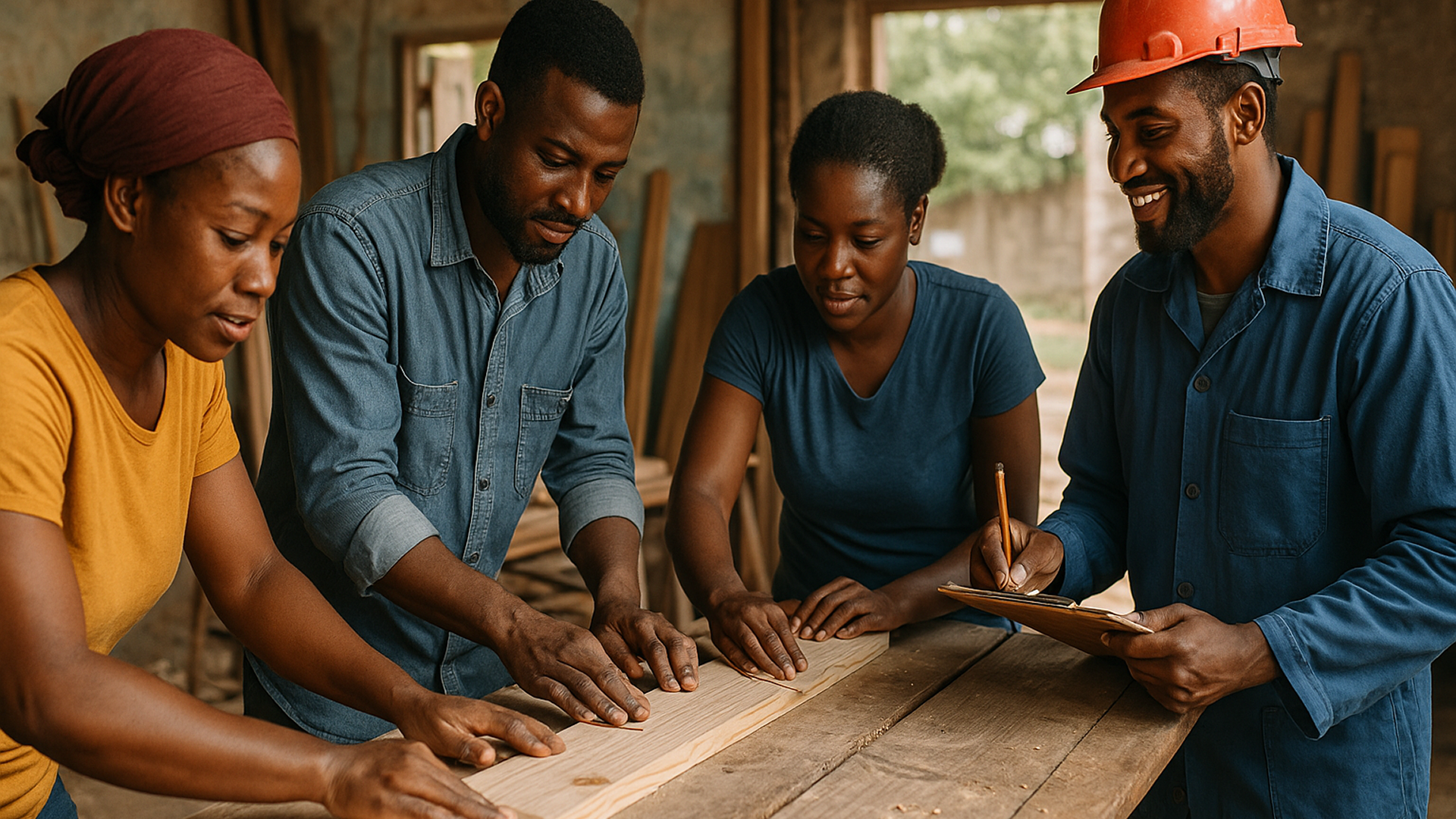 Konbit Many-Hands Team Work Swarm Power Hour, Haiti
