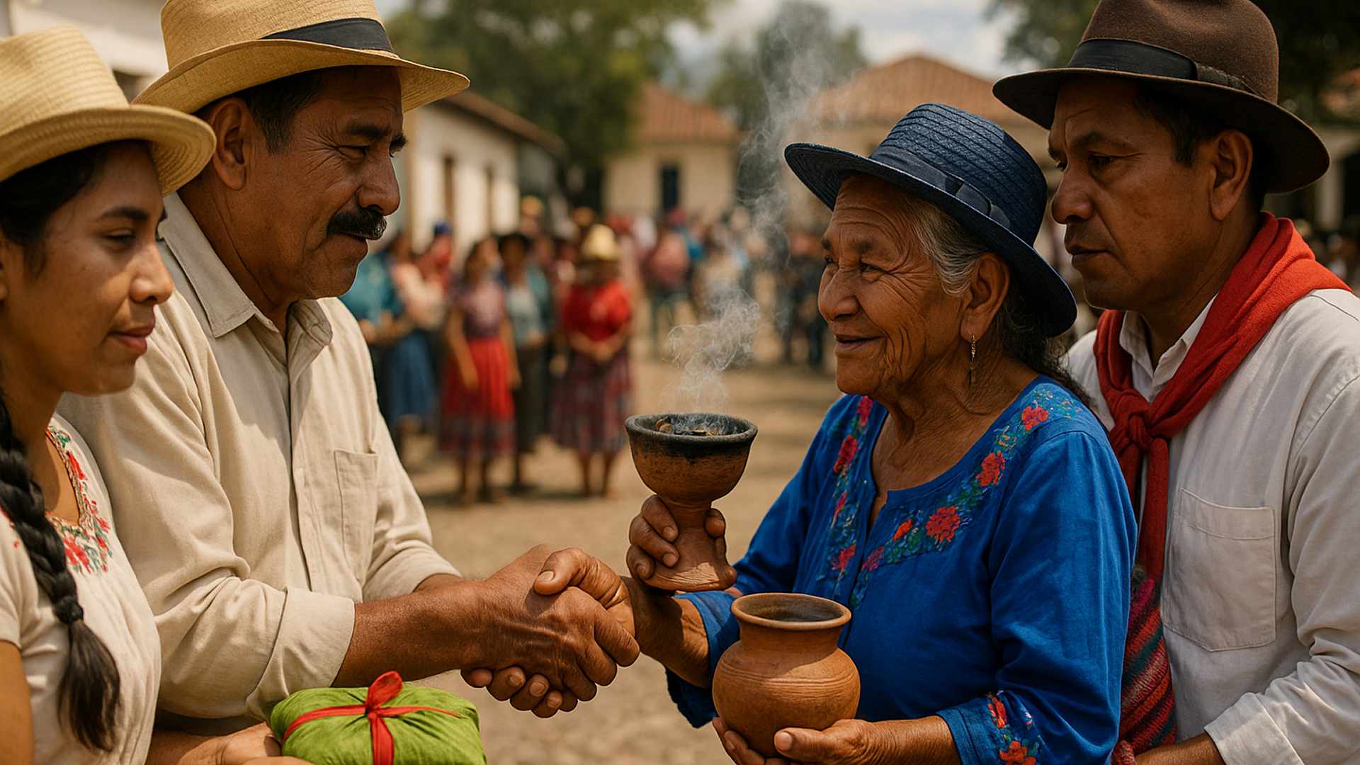 Guancasco Peace-Pact Team Ceremony, Meet Halfway, Honduras