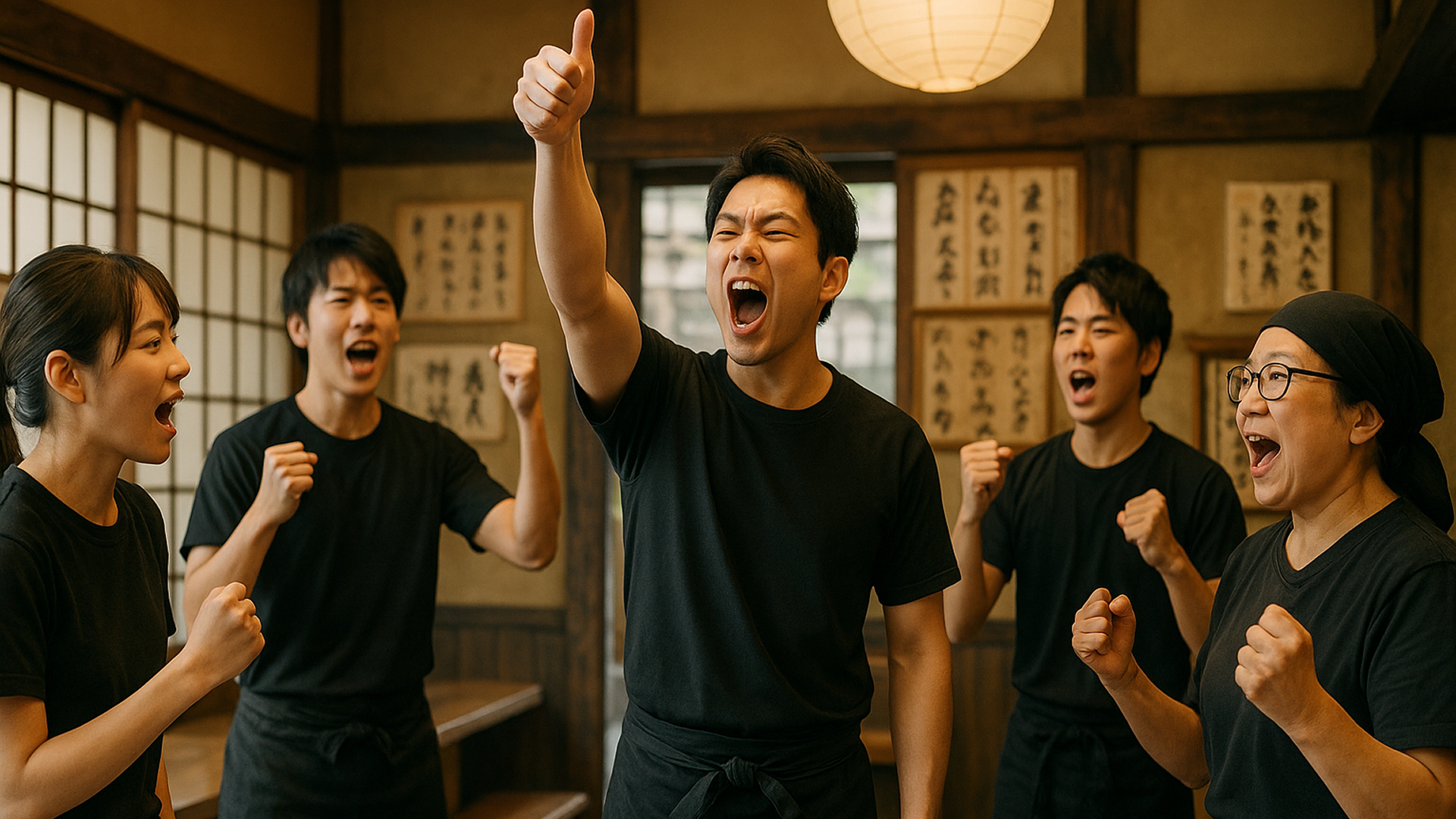 Ten‑Minute Morning Assembly with Team Chants, Japan