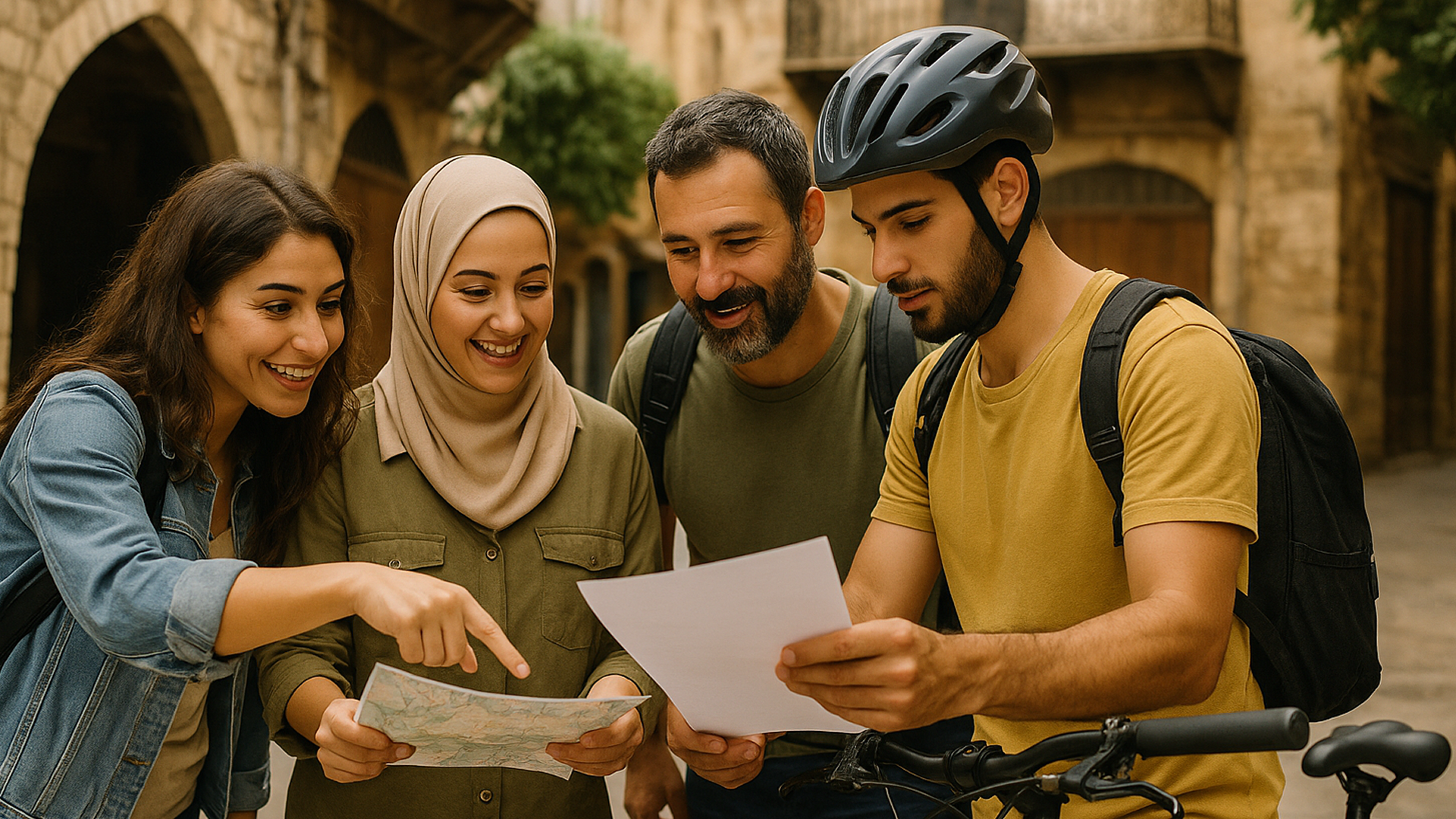 Urban Rally Paper City Riddle Race for Teams, Lebanon