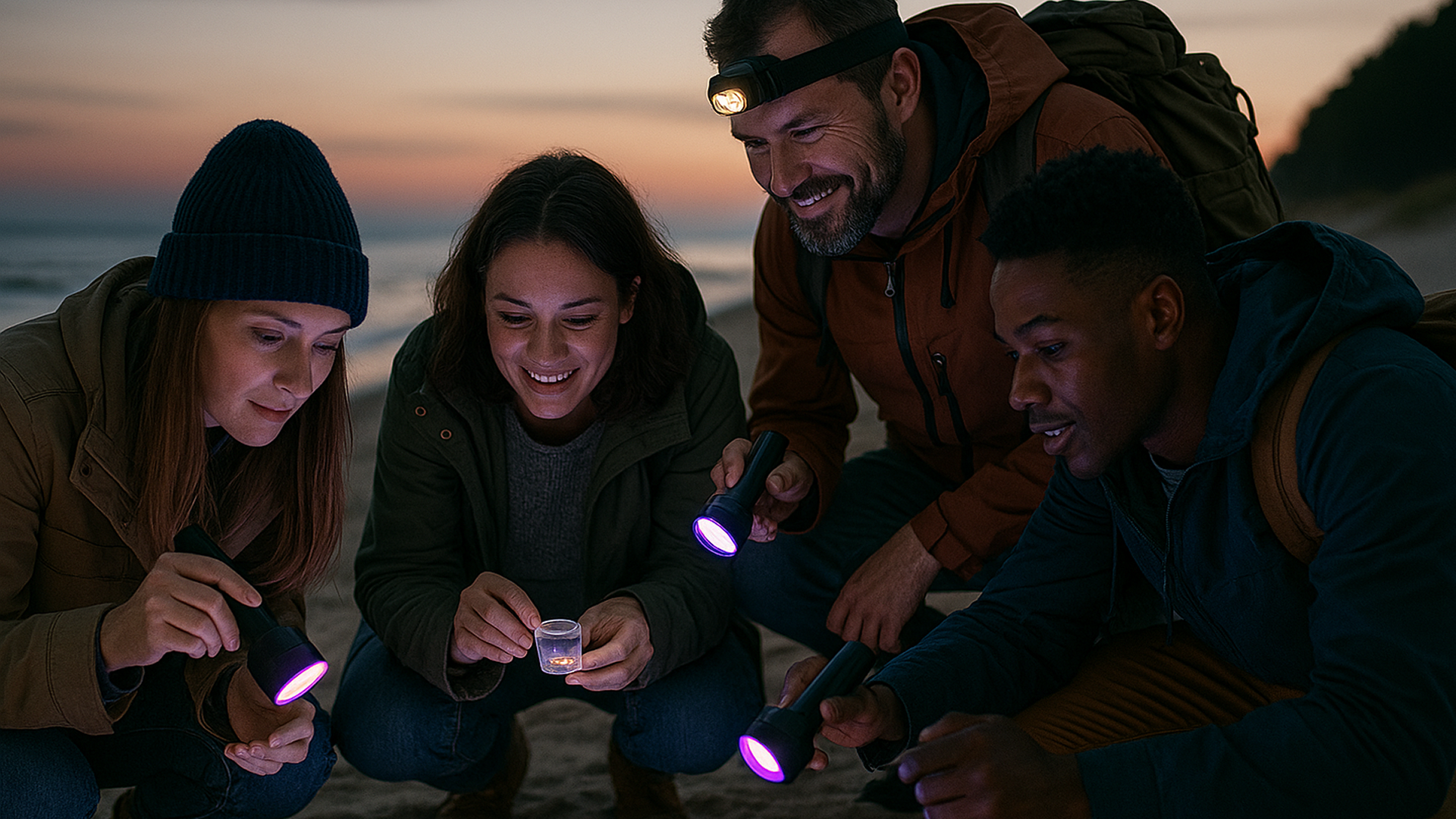 Dusk UV Amber Hunt for Teams, Lithuania