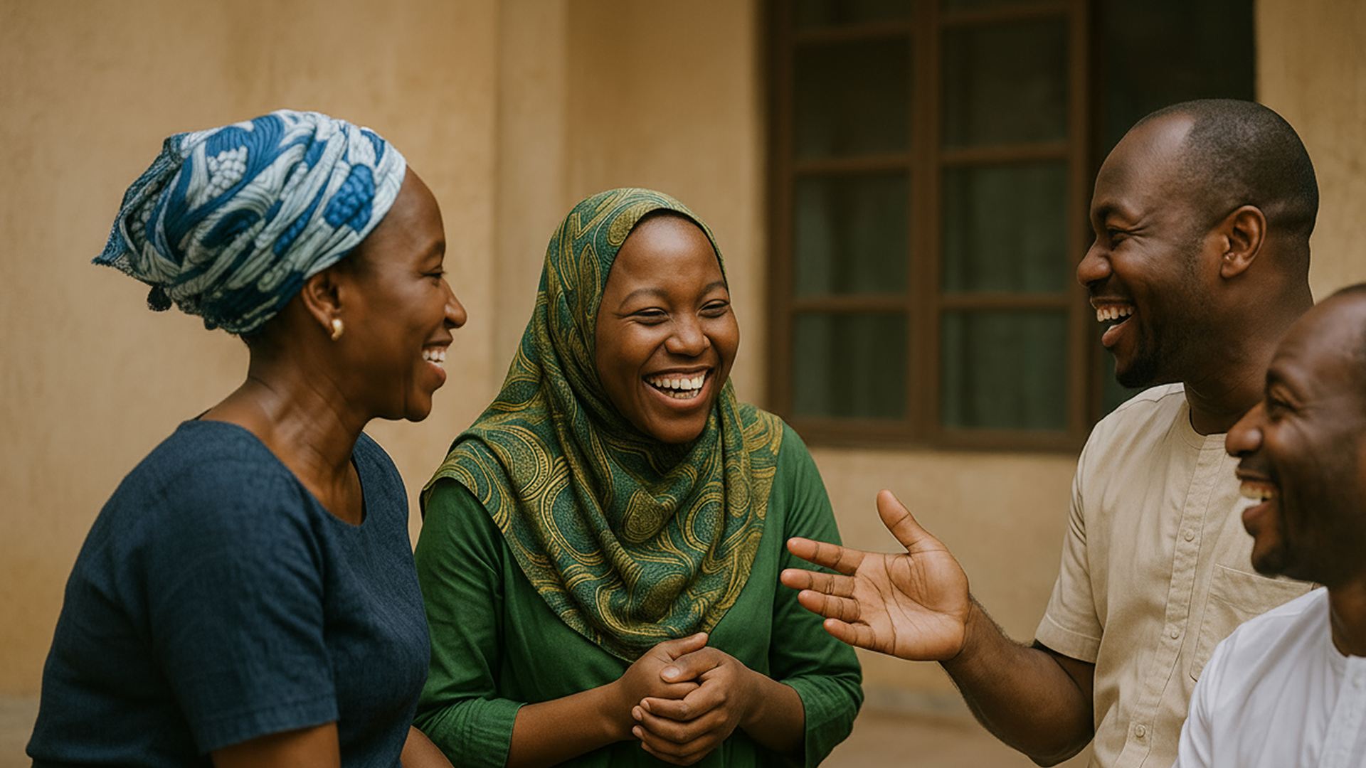 Joking-Cousins Welcome to Break Tension at Work, Mali