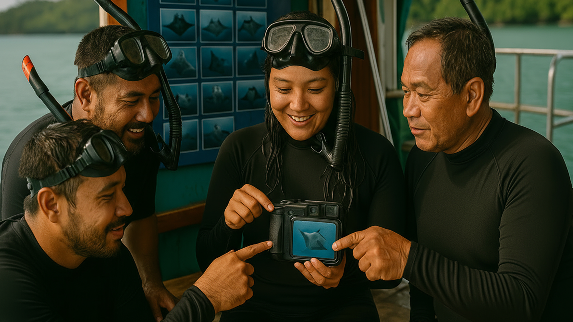 Manta Photo-ID Team Snorkel & Naming Ritual, Micronesia