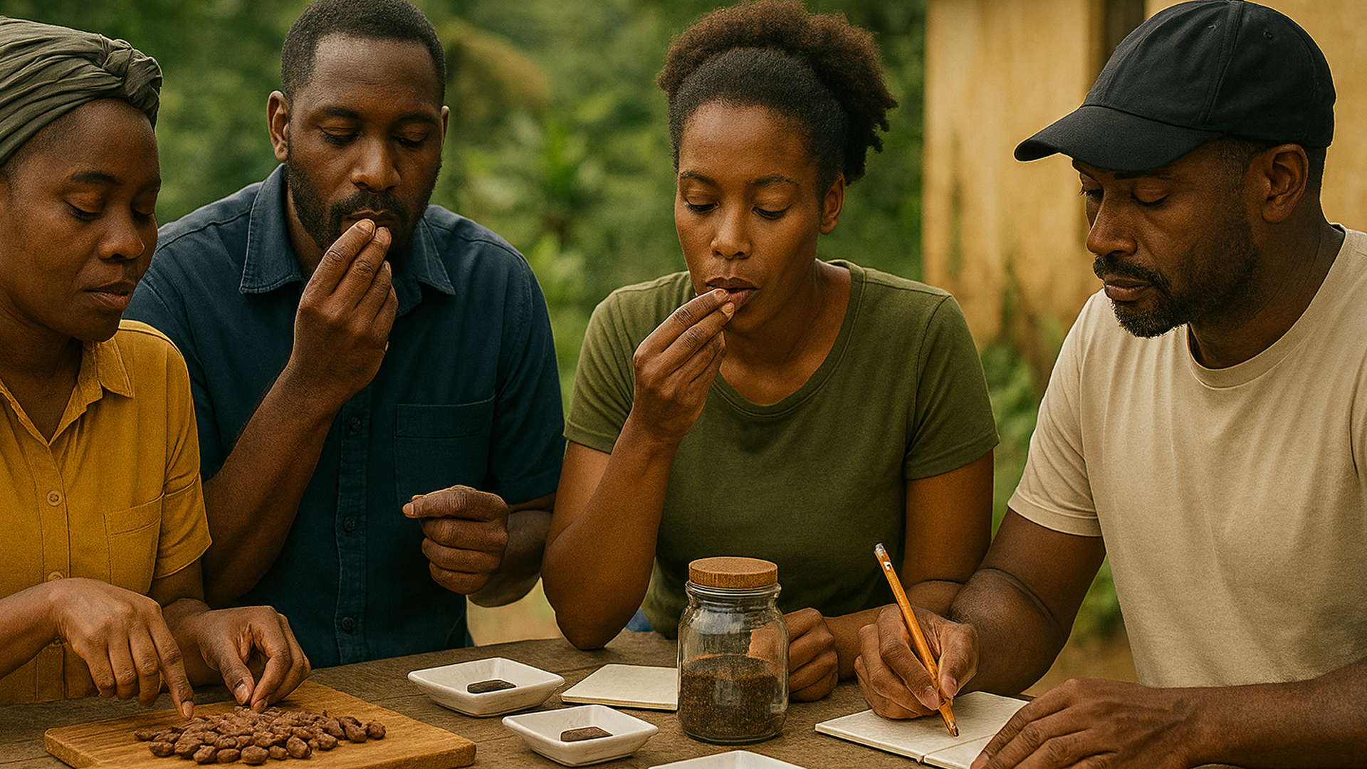 Cacao Sensory Circle for Teams, Sao Tome and Principe