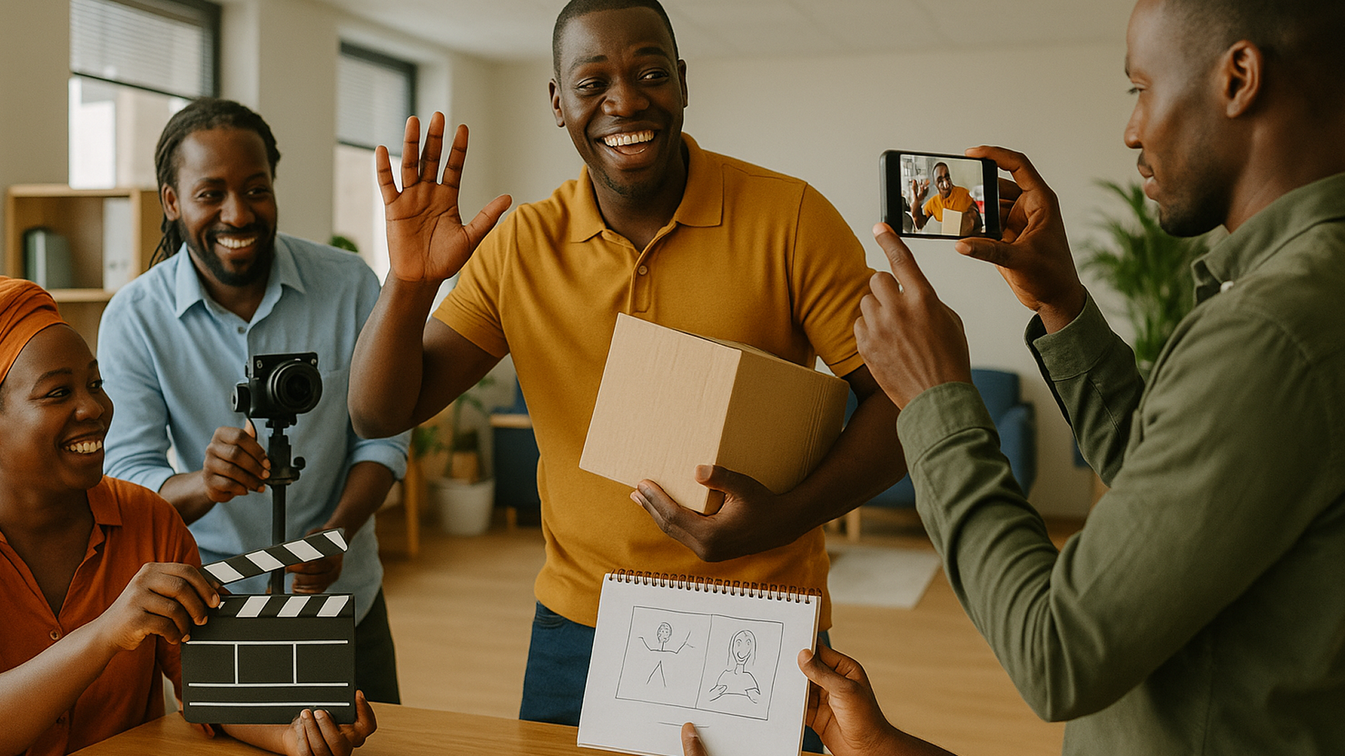 One-Minute Workday Office Film Sprint for Teams, Senegal