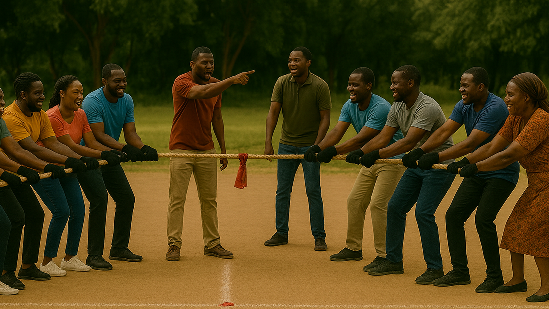 Kadɔdɔ Rope Pull Office Team-Building Ritual, Togo