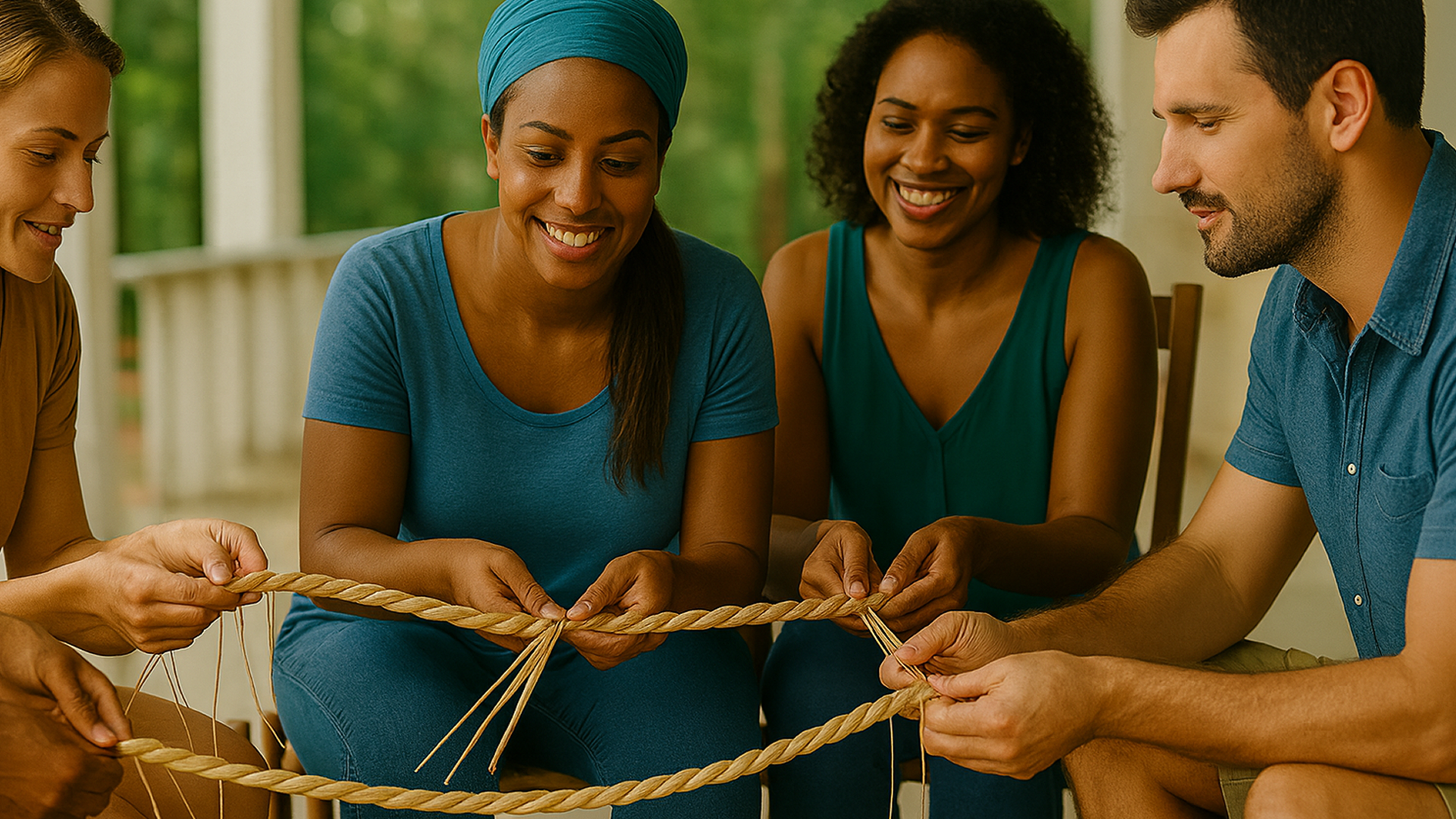 Basket Weaving Team Circle, Turks and Caicos Islands