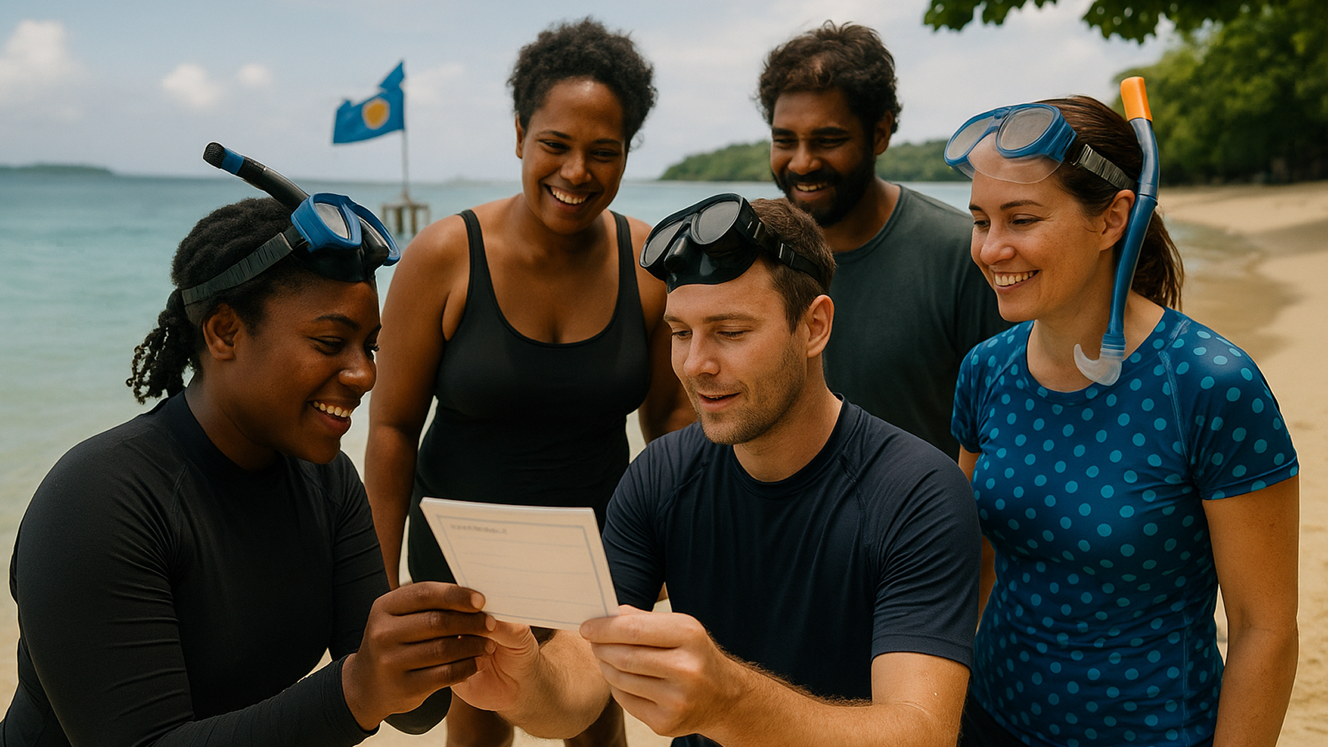 Underwater Post Pledge & Mailback Team Ritual, Vanuatu